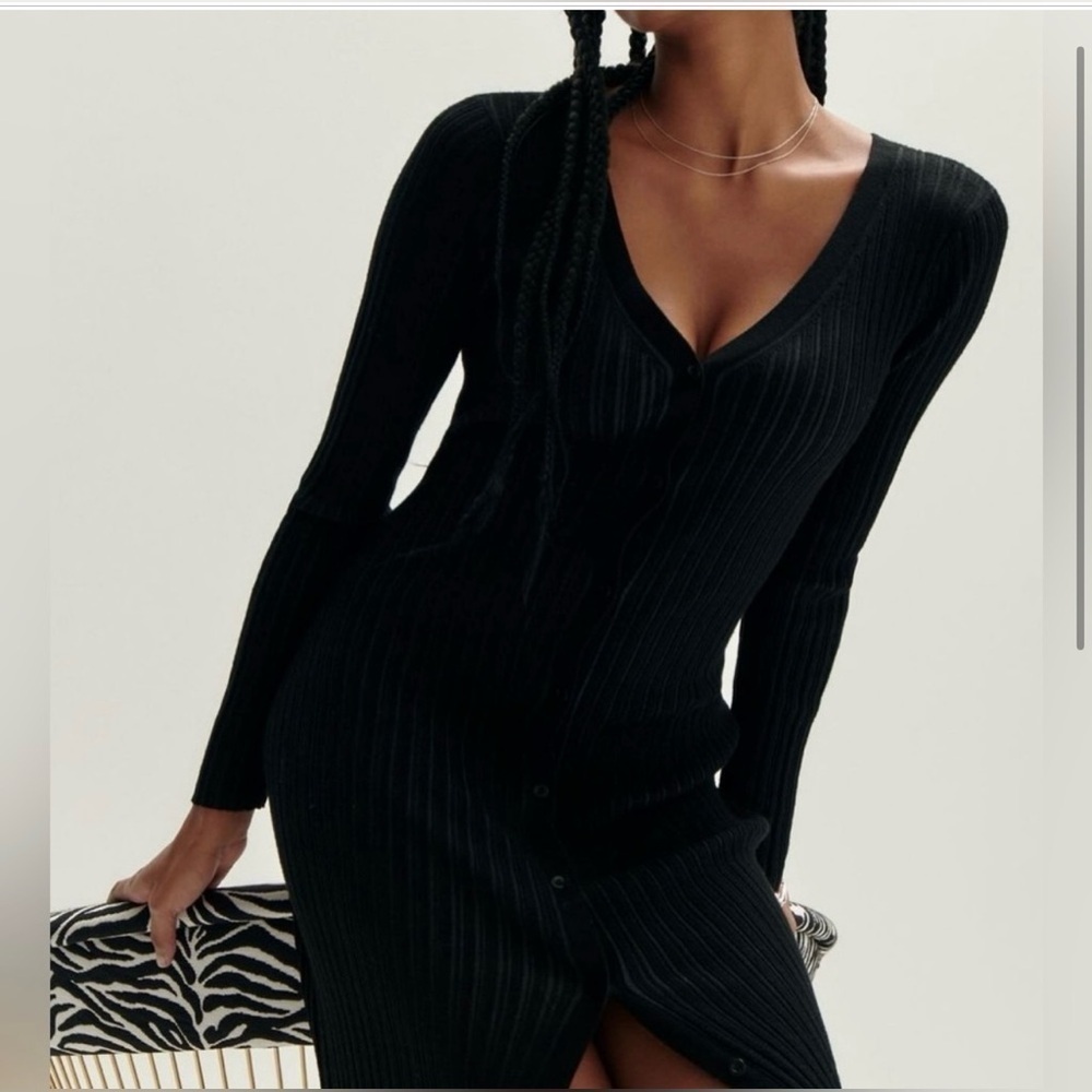 NWT LITA by Ciara Icon Rib Sweater Dress- Size Small - Picture 8 of 16